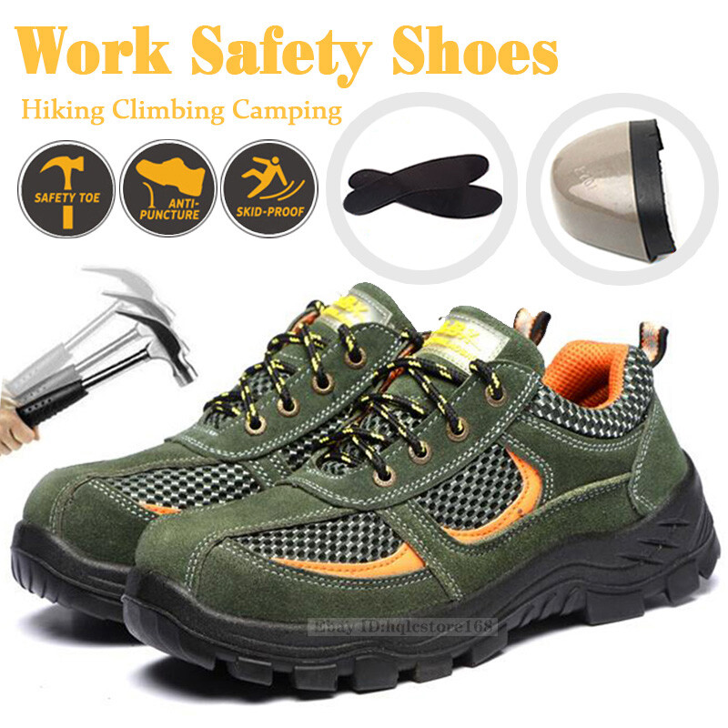 steel toe non slip sneakers